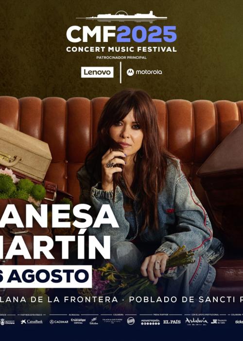 Cartel de Concierto de Vanesa Martín en Chiclana de la Frontera