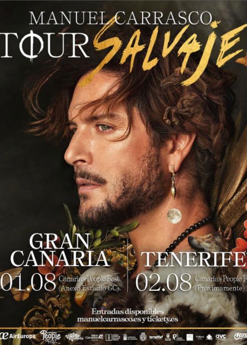 Cartel de Concierto de Manuel Carrasco en Santa Cruz de Tenerife