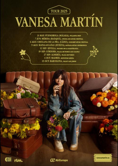 Cartel de Concierto de Vanesa Martín en Barcelona
