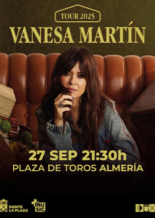 Cartel de Concierto de Vanesa Martín en Almería