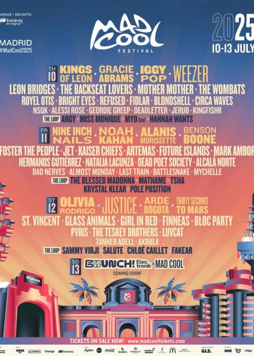 Cartel de Mad Cool Festival 2025