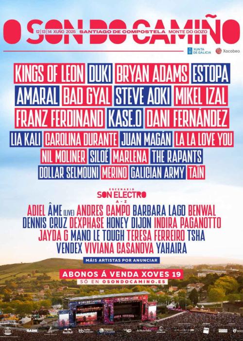 Cartel de O Son do Camiño 2025