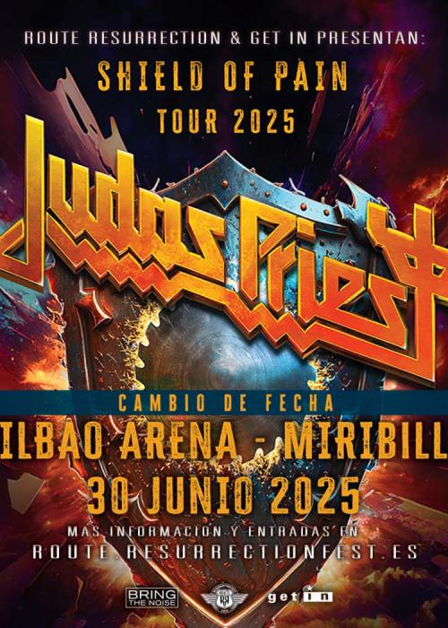 Cartel de Concierto de Judas Priest en Bilbao