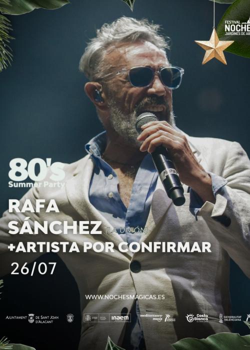 Cartel de Concierto de Rafa Sánchez + Cómplices en Alicante