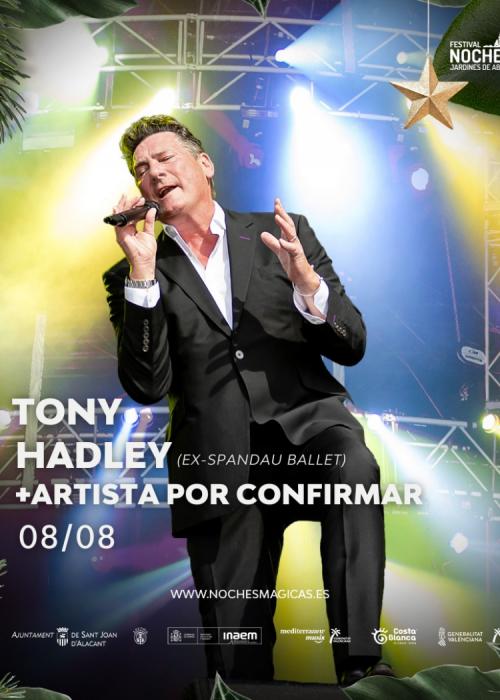 Cartel de Concierto de Tony Hadley en Alicante