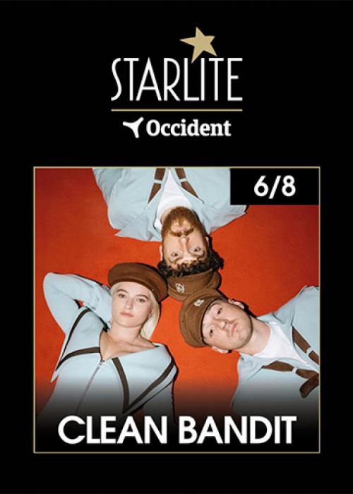 Cartel de Concierto de Clean Bandit en Marbella