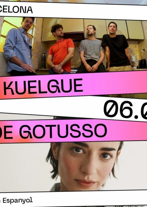 Cartel de Concierto de El Kuelgue + Zoe Gotusso en Barcelona