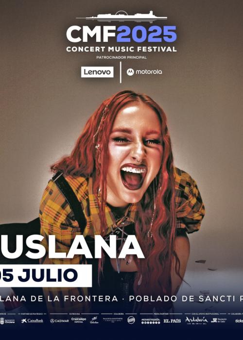 Cartel de Concierto de Ruslana en Chiclana de la Frontera