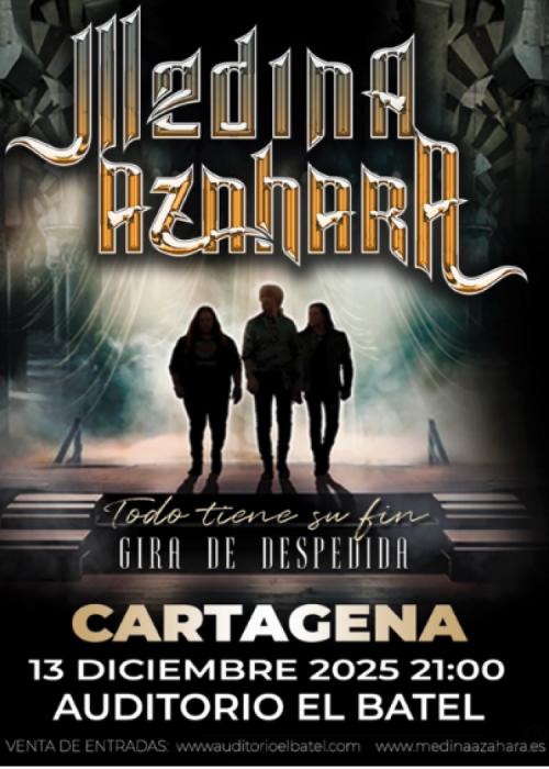 Cartel de Concierto de Medina Azahara en Cartagena