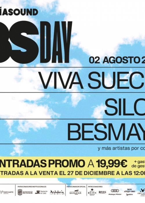 Cartel de Viva Suecia + Siloé + Besmaya en San Fernando