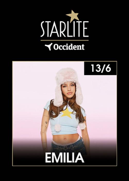 Cartel de Concierto de Emilia Mernes en Marbella