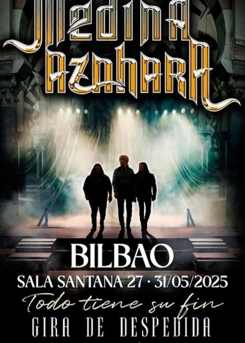 Cartel de Concierto de Medina Azahara en Bilbao