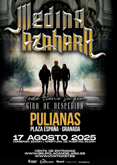 Cartel de Concierto de Medina Azahara en Granada