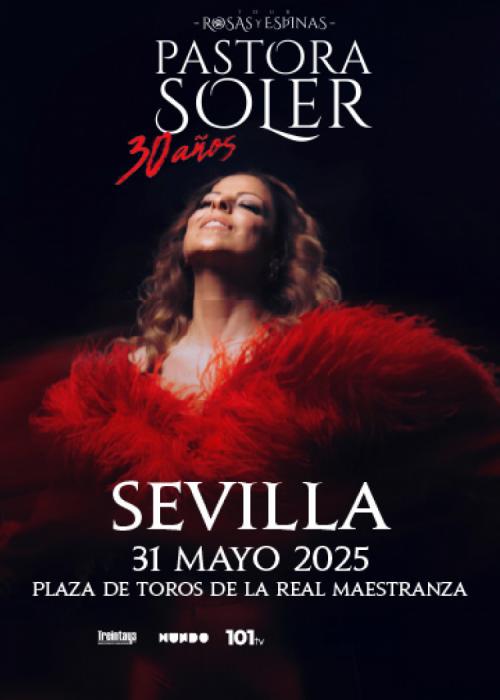 Cartel de Concierto de Pastora Soler en Sevilla