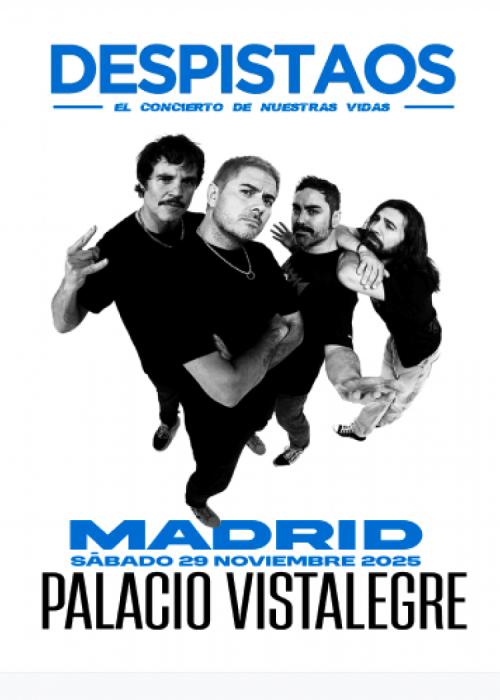 Cartel de Concierto de Despistaos en Madrid