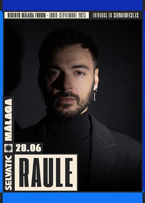 Cartel de Concierto de Raule en Málaga