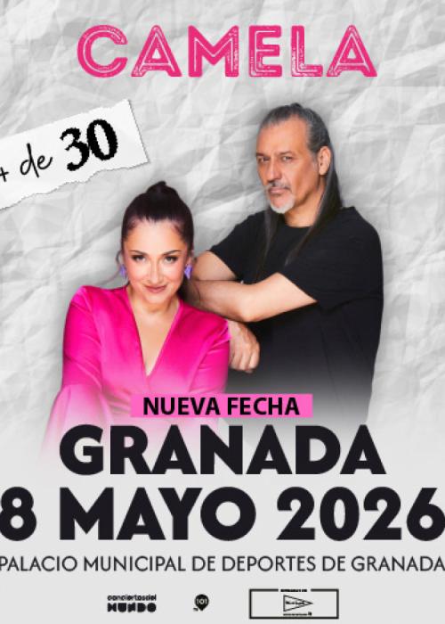 Cartel de Concierto de Camela en Granada