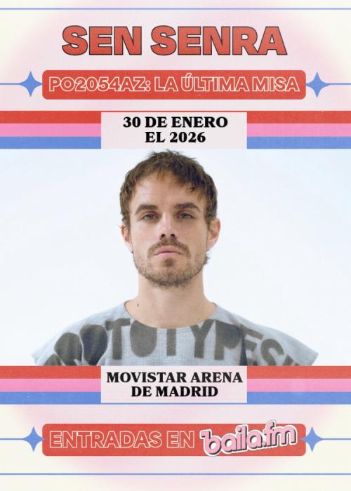 Cartel de Concierto de Sen Senra en Madrid