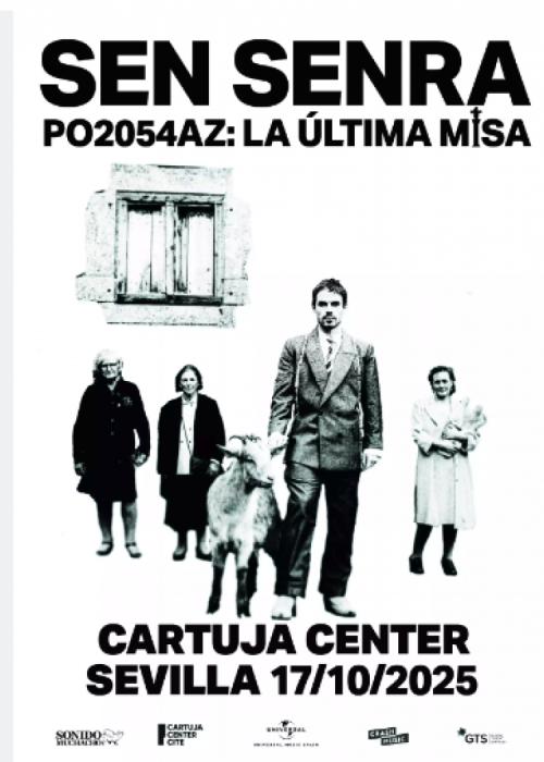 Cartel de Concierto de Sen Senra en Sevilla