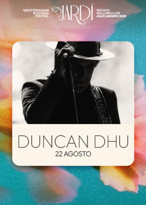 Cartel de Concierto de Duncan Dhu en Palma de Mallorca