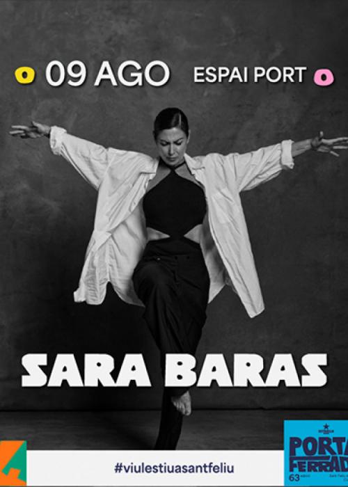 Cartel de Sara Baras en Sant Feliu de Guíxols