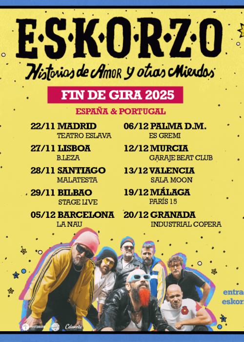 Cartel de Concierto de Eskorzo en Murcia