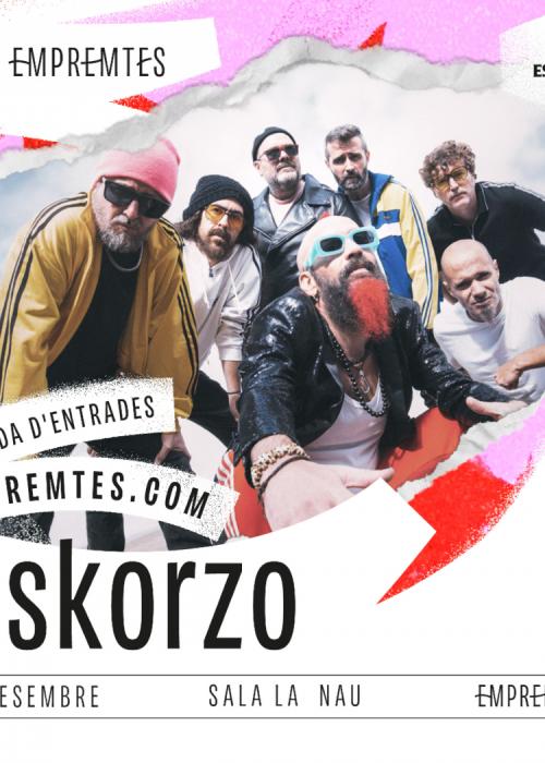 Cartel de Concierto de Eskorzo en Barcelona