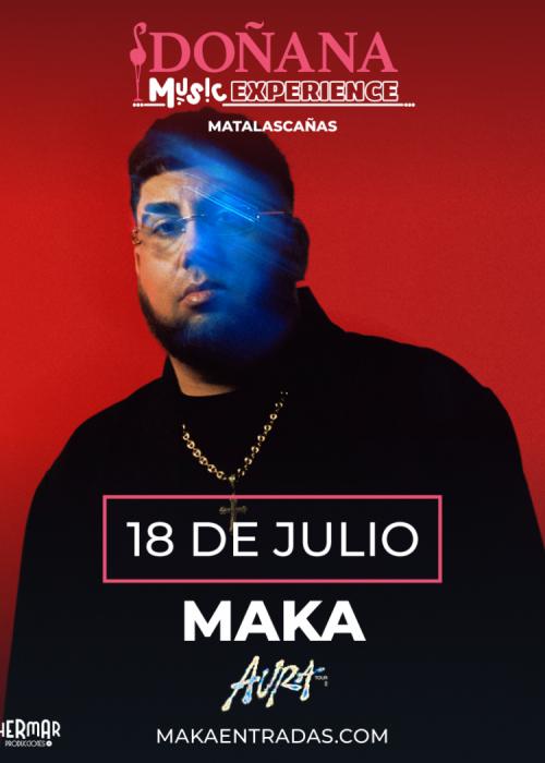 Cartel de Concierto de Maka en Huelva