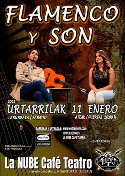 Cartel de Concierto de FLAMENCO Y SON en Bilbao