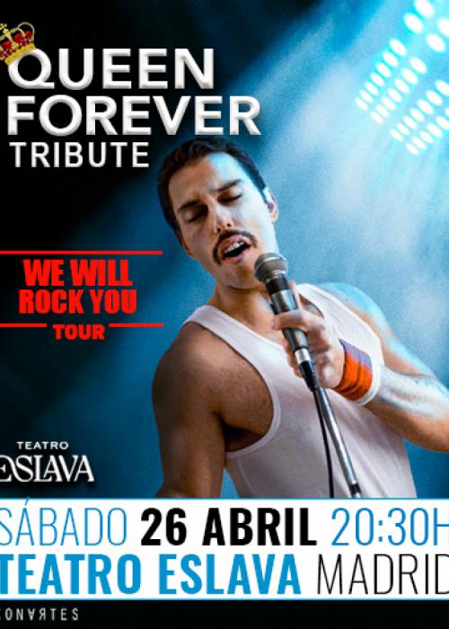 Cartel de Queen Forever (Tributo) en Madrid