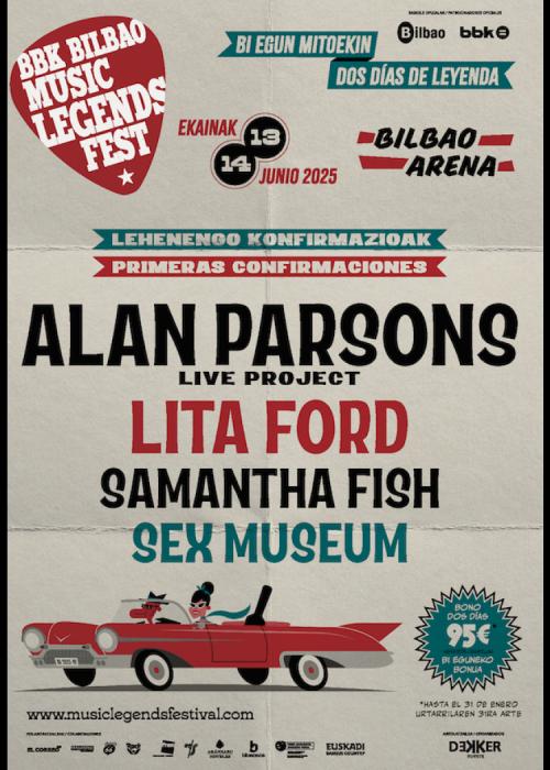 Cartel de BBK Bilbao Music Legends Fest 2025