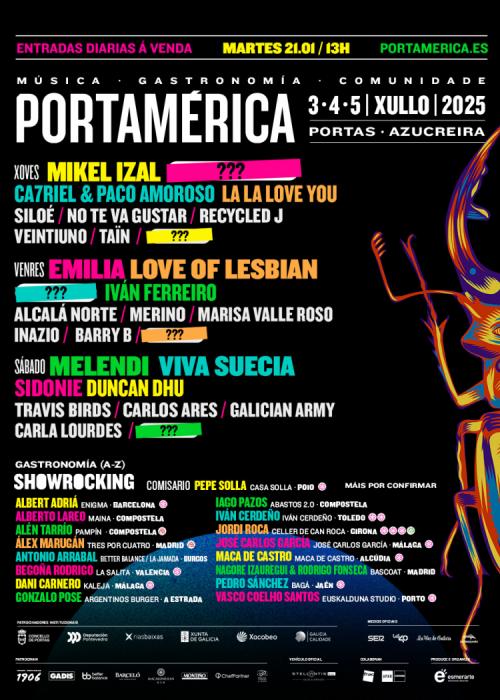 Cartel de PortAmérica 2025