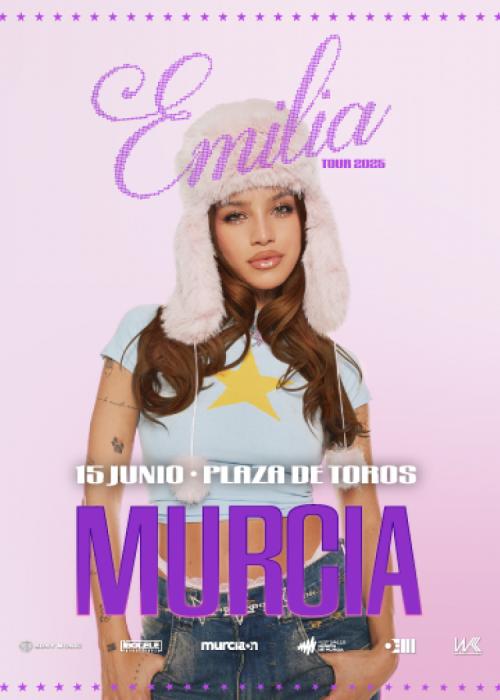 Cartel de Concierto de Emilia Mernes en Murcia