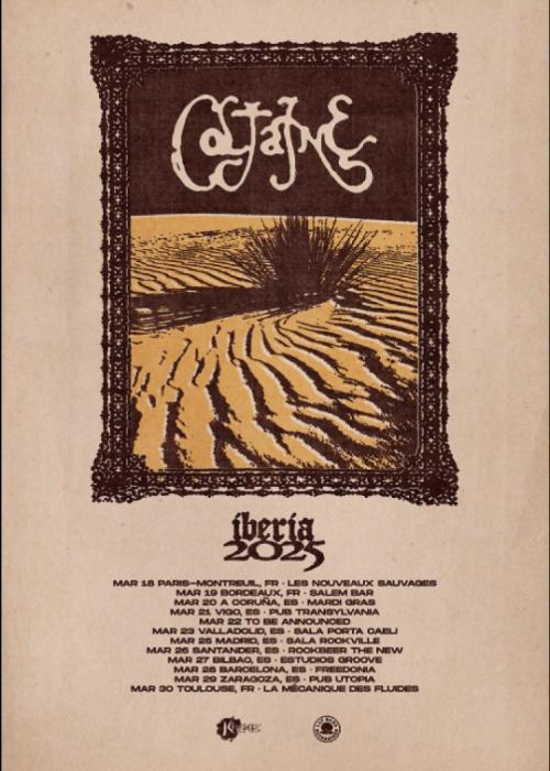 Cartel de Concierto de Coltaine en Portugalete