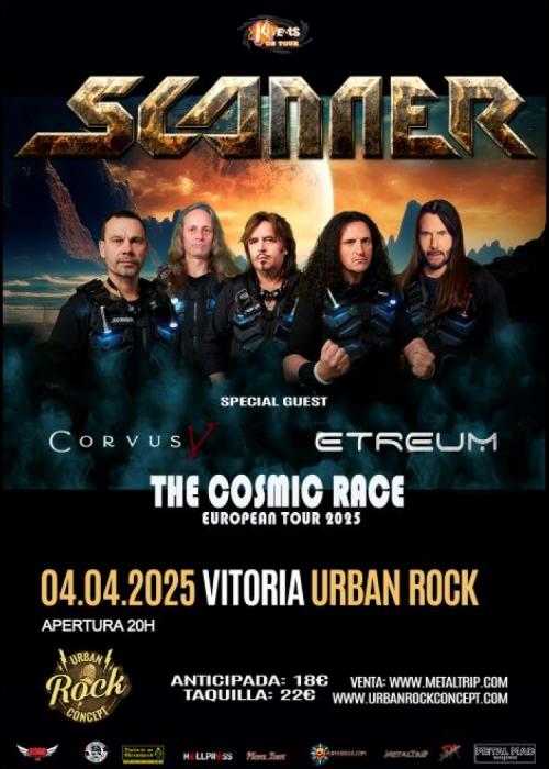 Cartel de Concierto de Scanner en Vitoria-Gasteiz