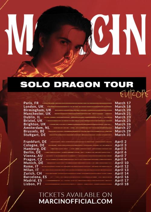 Cartel de Concierto de Marcin en Madrid