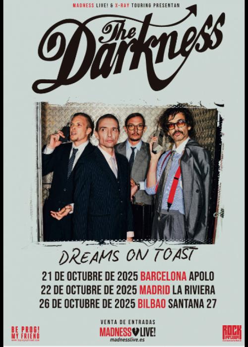 Cartel de Concierto de The Darkness en Madrid