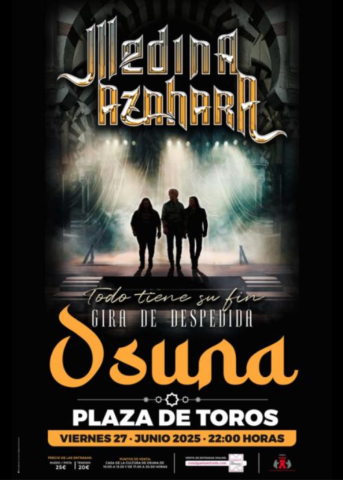 Cartel de Concierto de Medina Azahara en Osuna