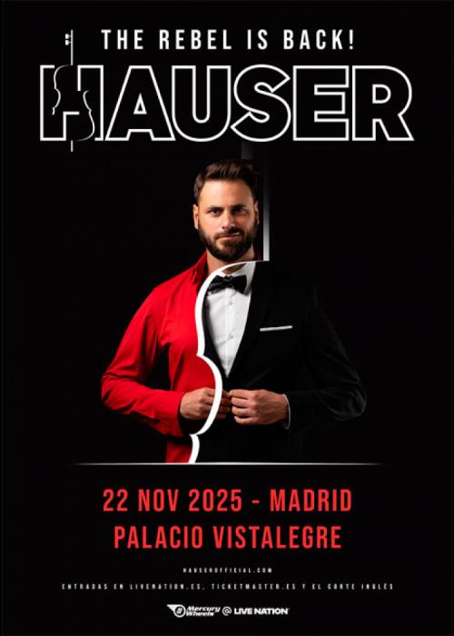 Cartel de Concierto de Hauser en Madrid