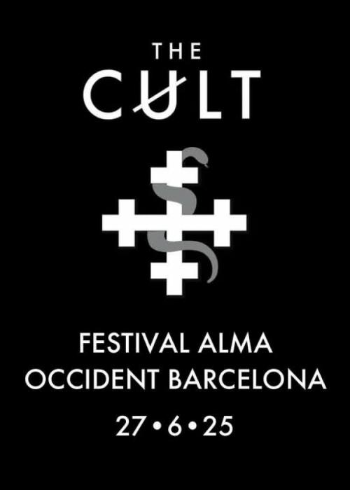 Cartel de Concierto de The Cult en Barcelona