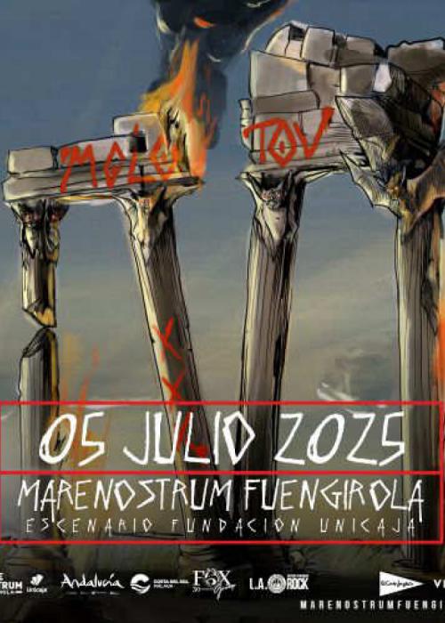 Cartel de Concierto de Molotov en Fuengirola