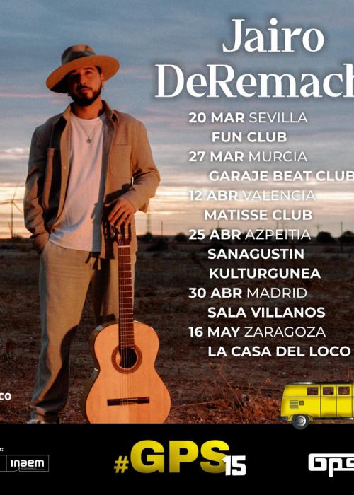 Cartel de Concierto de Jairo DeRemache en Madrid