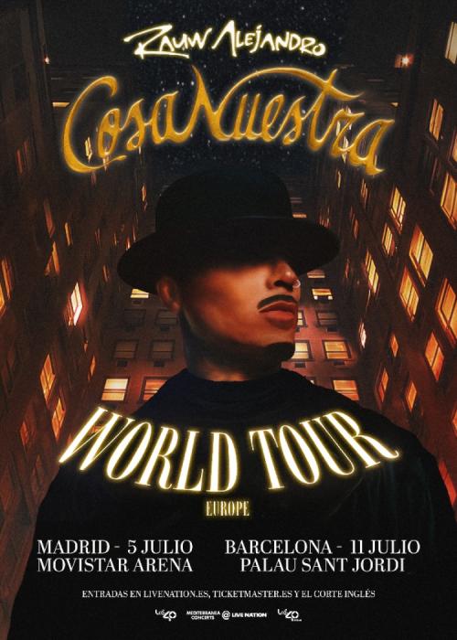 Cartel de Concierto de Rauw Alejandro en Madrid