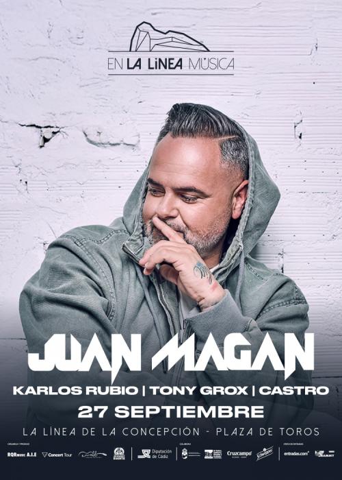 Cartel de Juan Magán en La Línea de la Concepción
