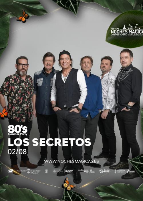Cartel de Concierto de Los Secretos en Alicante