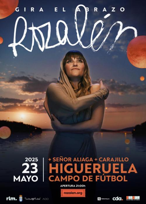 Cartel de Concierto de Rozalén en Higueruela