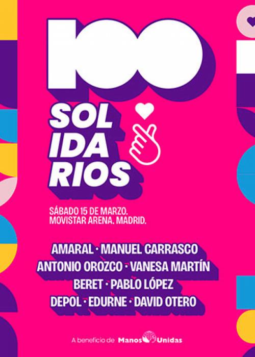 Cartel de Concierto CADENA 100 (SOLIDARIOS) en Madrid