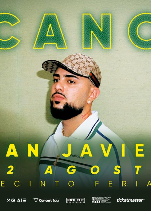 Cartel de Concierto de Cano en San Javier