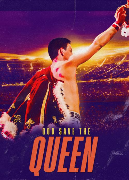 Cartel de God Save the Queen en Córdoba