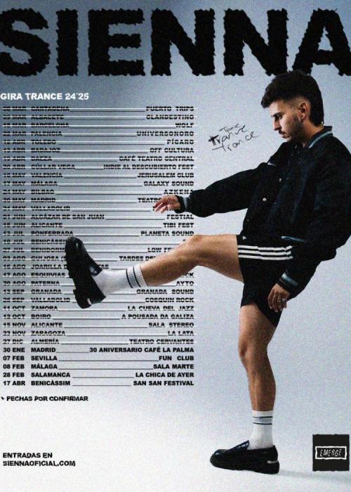 Cartel de Concierto de Sienna en Salamanca